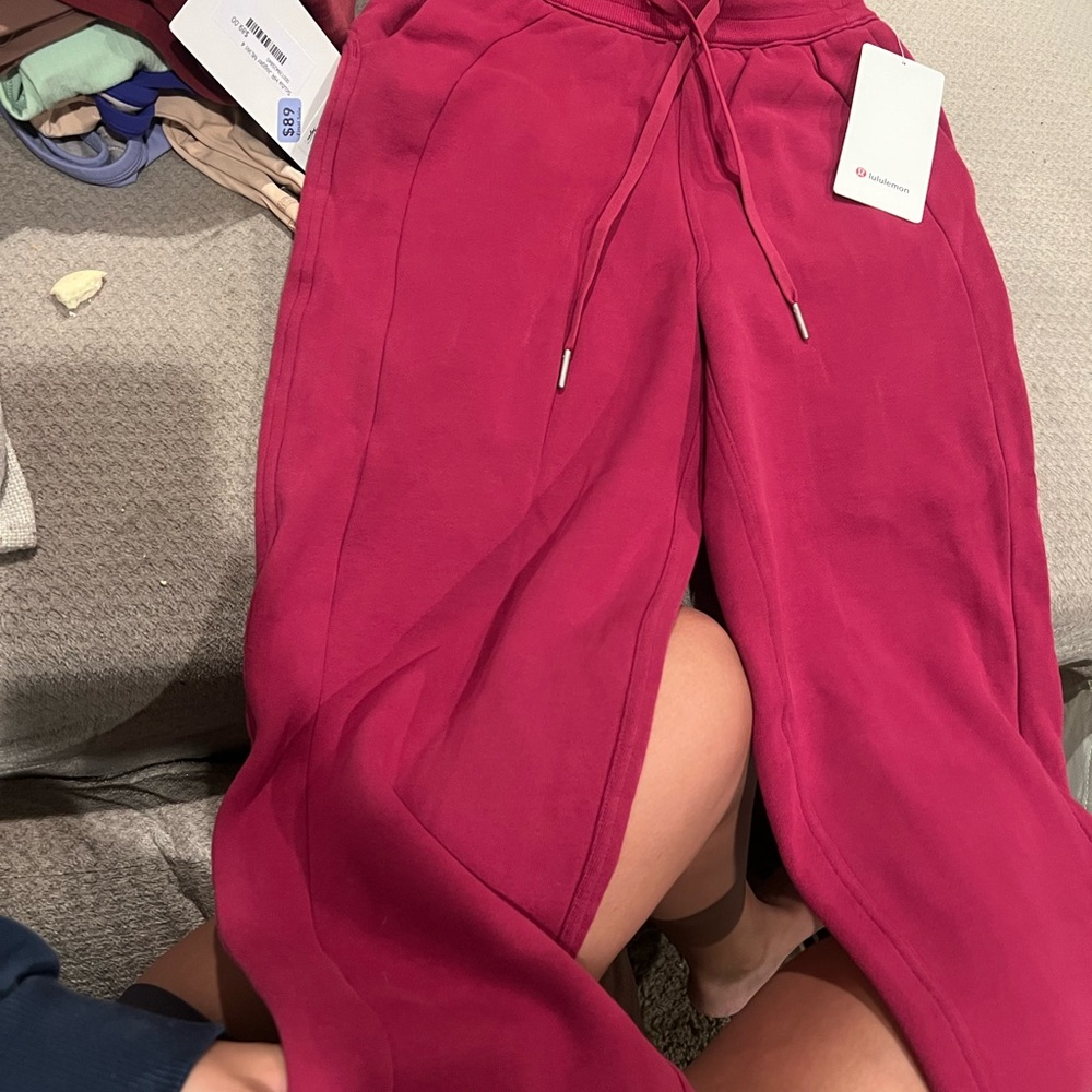 Lululemon Athletica Burgundy Sweatpants